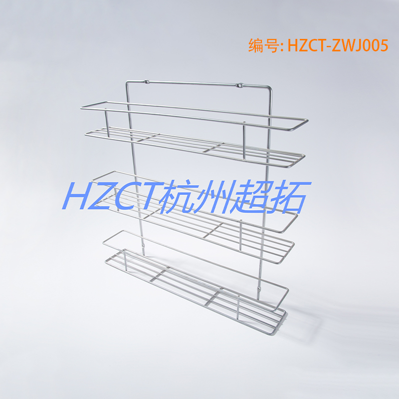 3-Tier Door/Wall Mounted Steel Wire Mesh Storage Basket