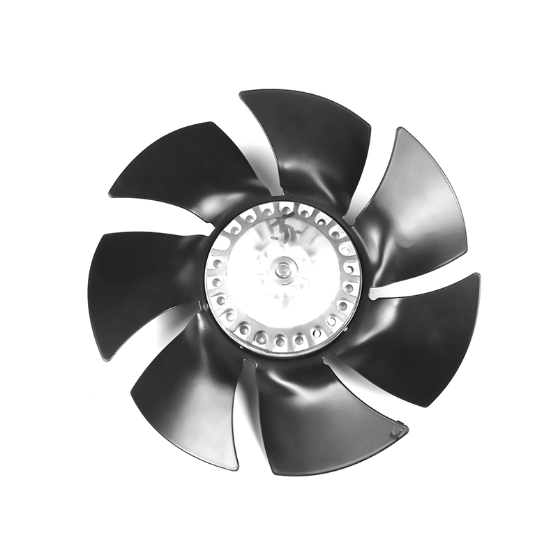 Iron one-piece fan blade